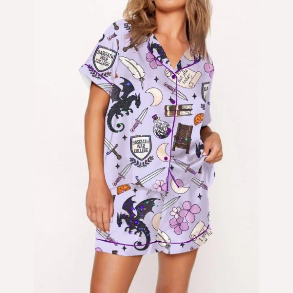 Fourth Wing Basgiath War College Pajama Set