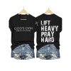 God’s Gym Where Faith Gets Stronger Lift Heavy Pray Hard Shirt