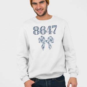 Bow Flowers 86 47 Print T Shirt 4