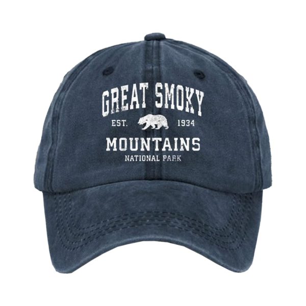 Great Smoky Mountains National Park Est 1934 Hat