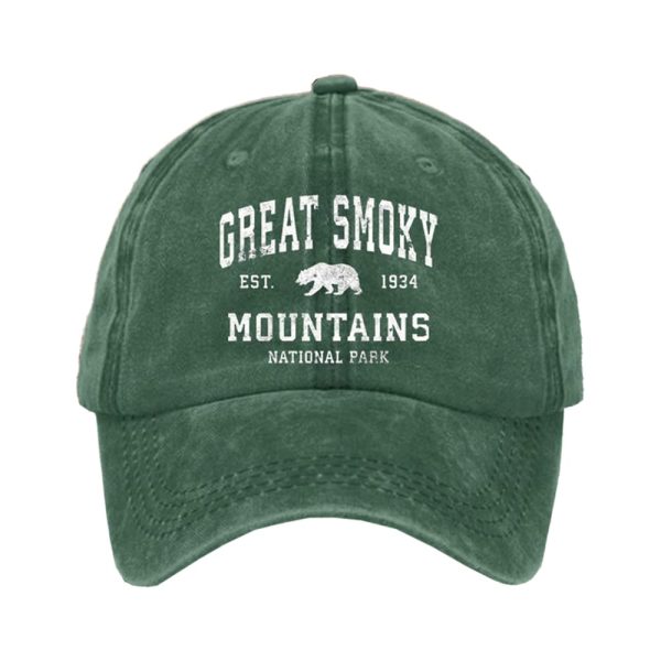 Great Smoky Mountains National Park Est 1934 Hat