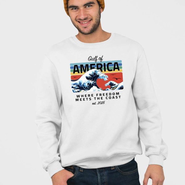 Gulf Of America Where Freedom Meets The Coast Est. 2025 Shirt