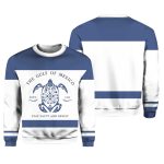 Gulf Of Mexico ESTD 1550 Stay Salty And Resist Printed Round Neck Sweatshirt