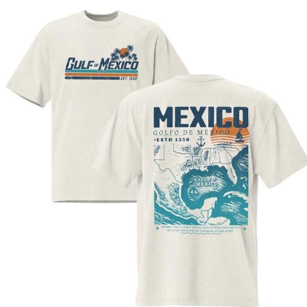 Gulf Of Mexico Estd 1550 2-Sided Shirt