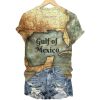 Gulf Of Mexico Map 3D Shirt