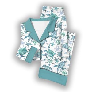 Turtle Classic Pajama Set Tide Turtles3