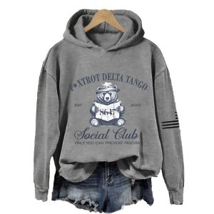 8647 Foxtrot Delta Tango Est 2025 Social Club Only You Can Prevent Fascism Hooded Sweatshirt4
