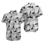 Horse Music Notes Hawaiian Shirt