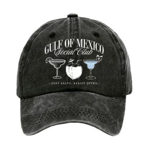 Gulf Of Mexico Social Club Stay Salty Resist Often Hat