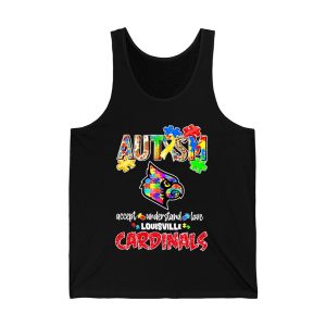 Cardinals Louisville Autism Accept Understand Love Shirt 4