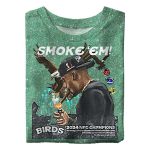 Jalen Hurts Eagles Champs Smoke Eagles Crew Neck T-shirt