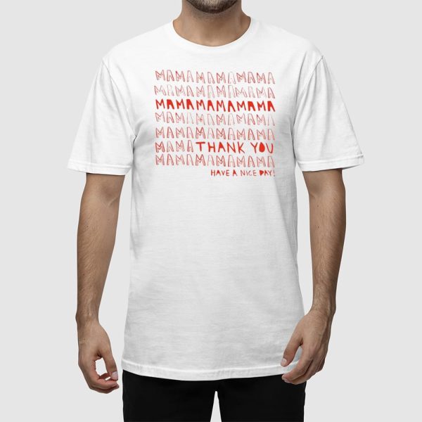 Kelly Mckee Zajfen Mama Thank You Shirt