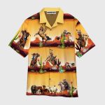 Kentucky Derby Cowboy Cat Hawaiian Shirt