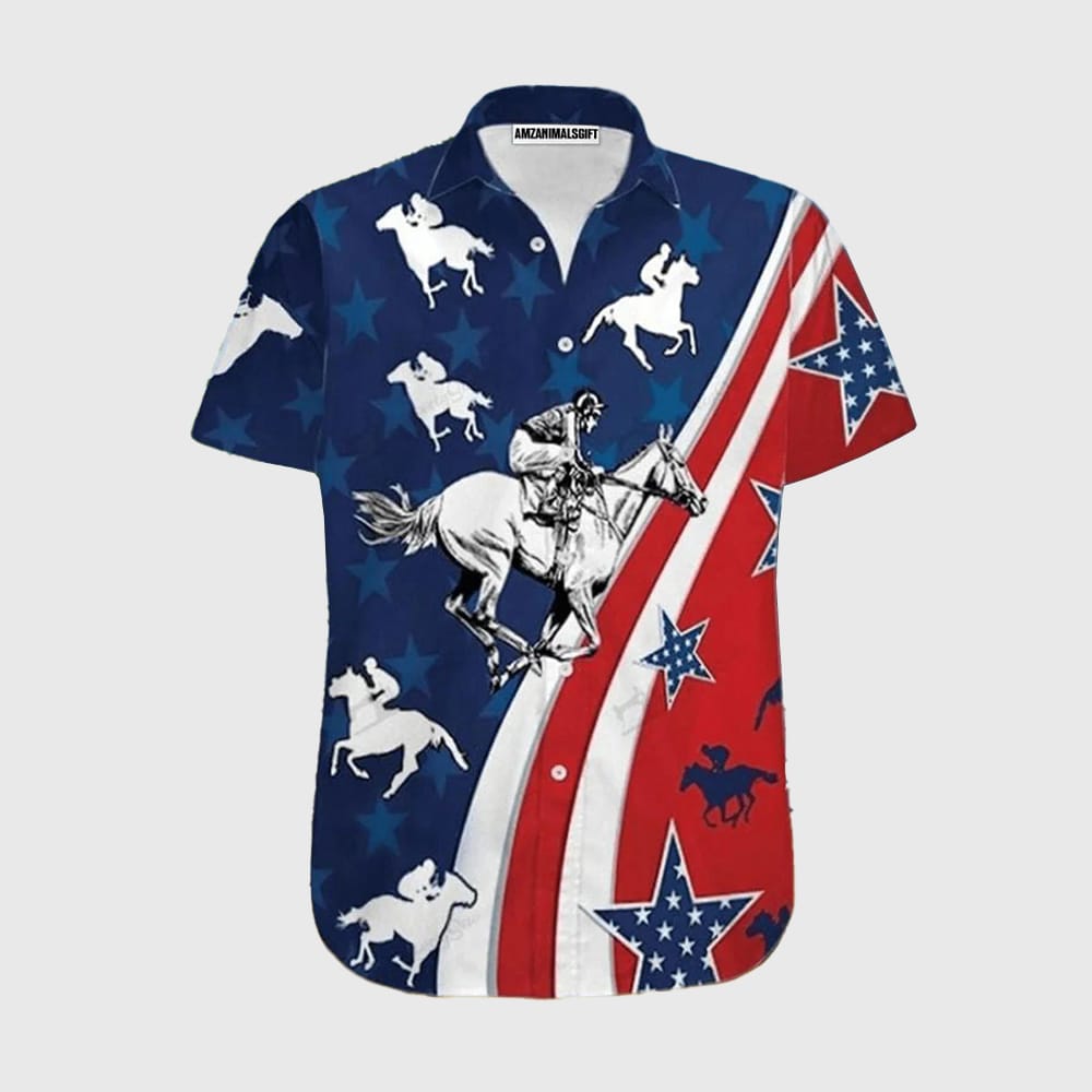 Kentucky Derby Horse Racing America Hawaiian Shirt Kentucky Derby Horse Racing America Hawaiian Shirt