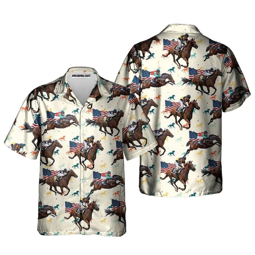 Kentucky Derby Horse Vintage Horse Racing Derby Hawaiian Shirt Kentucky Derby Horse Vintage Horse Racing Derby Hawaiian Shirt