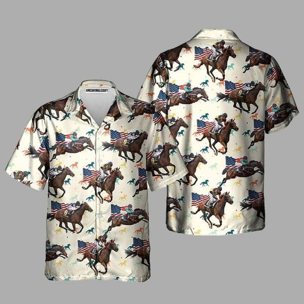 Kentucky Derby Horse Vintage Horse Racing Derby Hawaiian Shirt
