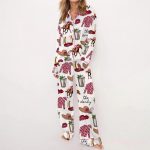 Kentucky Derby Party Satin Pajama Set