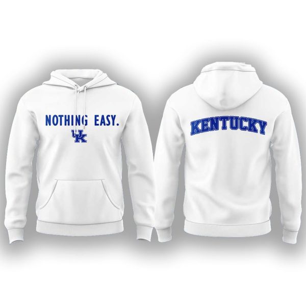 Kentucky Men’s Basketball Nothing Easy Uniform Hoodie