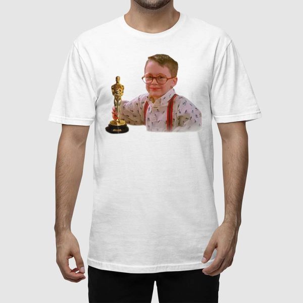 Kevin McCallister Winning Oscar Shirt