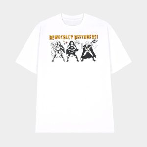 Democracy Defenders Bernie Sanders AOC Jasmine Crockett Fight Oligarchy Shirt 1
