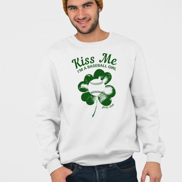 Kiss Me Baseball Girls Club Shirt