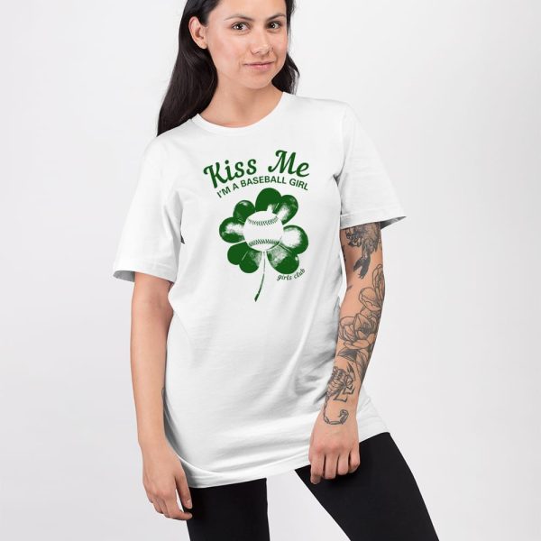 Kiss Me Baseball Girls Club Shirt