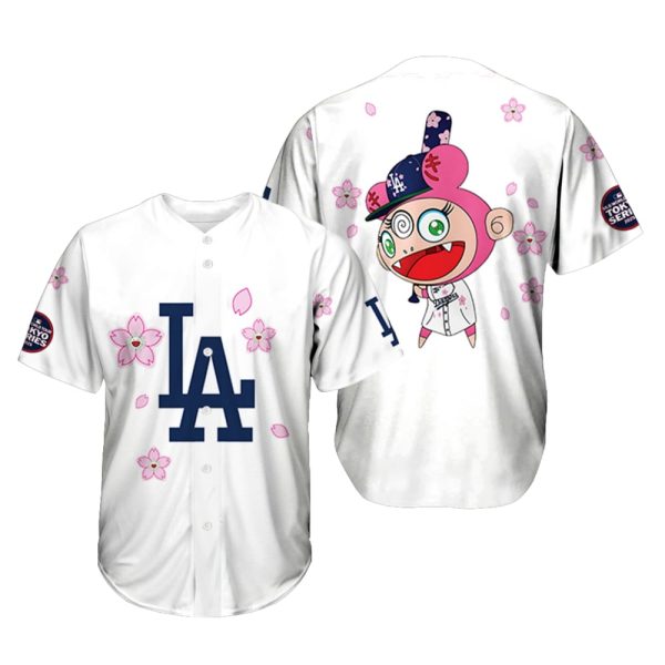 LA Dodgers Takashi Murakami World Tour Tokyo Series Jersey