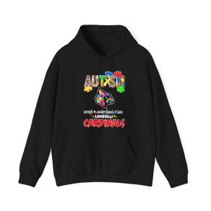 Cardinals Louisville Autism Accept Understand Love Shirt 3