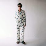 Leslie Bibb Kate The White Lotus Wine Print Pajamas