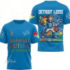 Lions Support Autism Awareness 3D Shirt