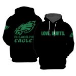 Love Hurt Eagles Hoodie