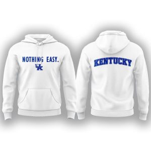 Kentucky Mens Basketball Nothing Easy Uniform Hoodie