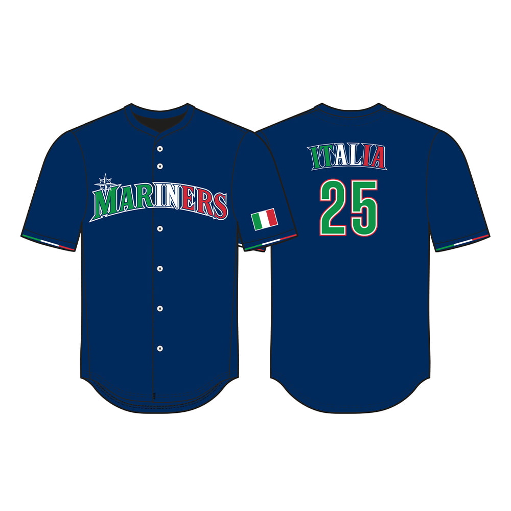 Mariners Italian Heritage Night Jersey 2025 Giveaway Mariners Italian Heritage Night Jersey 2025 Giveaway