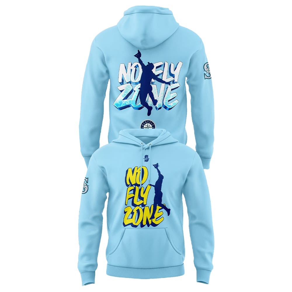 Mariners Julio Rodriguez Iced Out No Fly Zone Hoodie Set Mariners Julio Rodríguez Iced Out No Fly Zone Hoodie Set