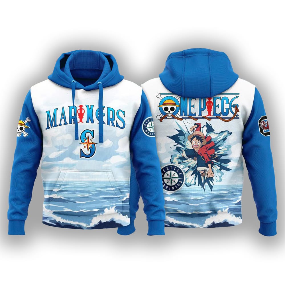 Mariners One Piece Night Game 2025 Combo Hoodie Mariners One Piece Night Game 2025 Combo Hoodie
