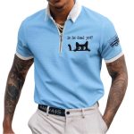 Men's Cat Is He Dead Polo Shirt