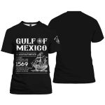 Men's Gulf Of Mexico Always And Forever Printed Round Neck T-Shirt