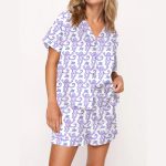 Monkey Satin Pajama Set