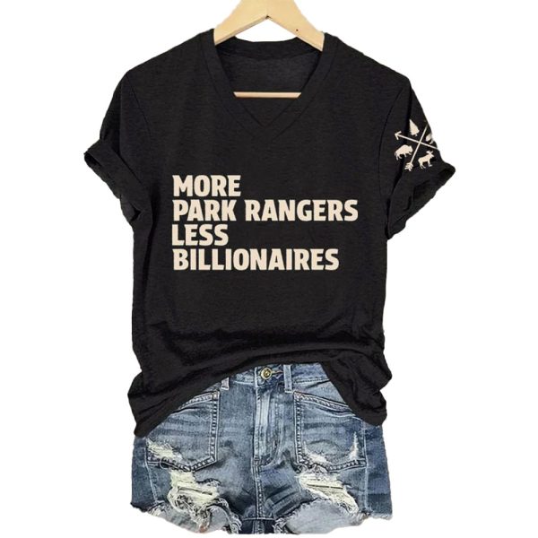 More Park Rangers Fewer Billionaires Shirt