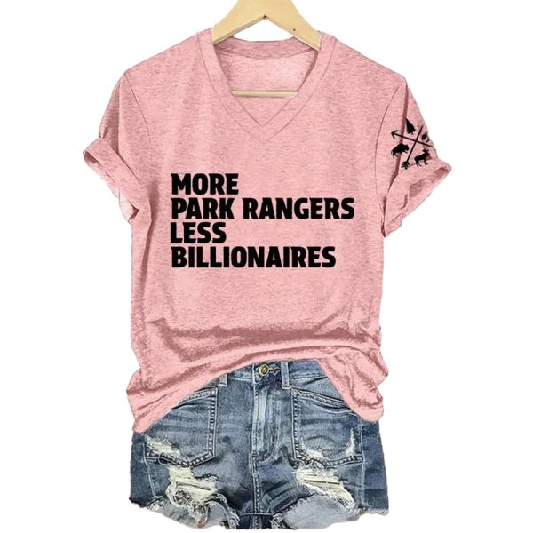 More Park Rangers Fewer Billionaires Shirt