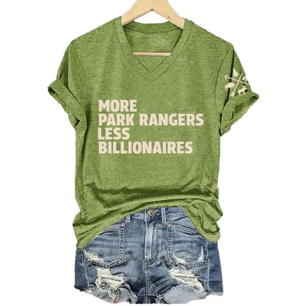 More Park Rangers Fewer Billionaires Shirt