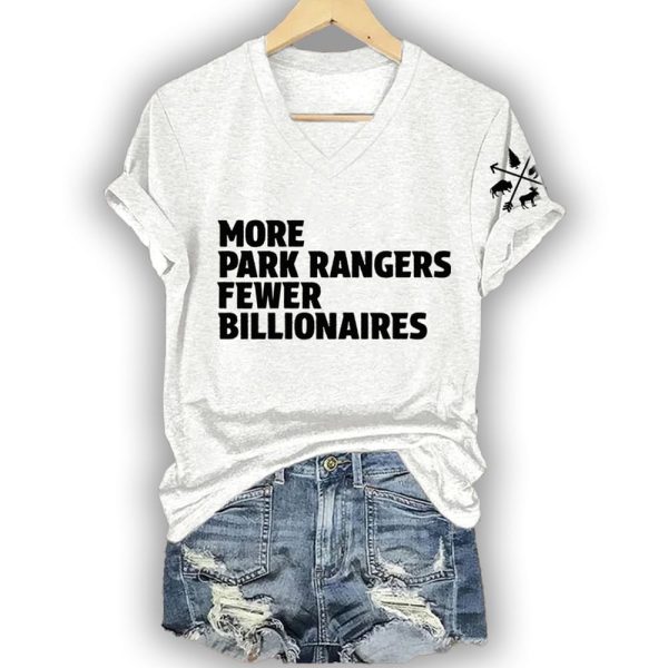 More Park Rangers Fewer Billionaires Shirt