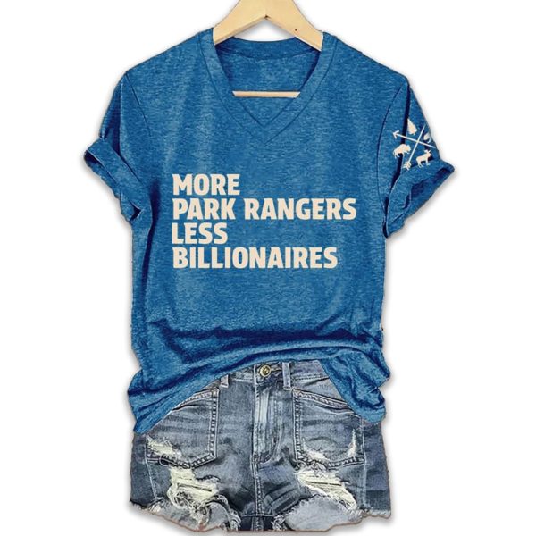 More Park Rangers Less Billionaires Shirt