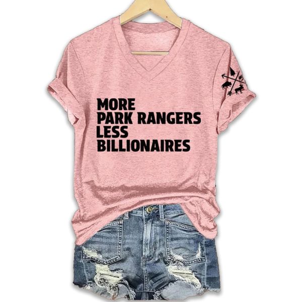 More Park Rangers Less Billionaires Shirt
