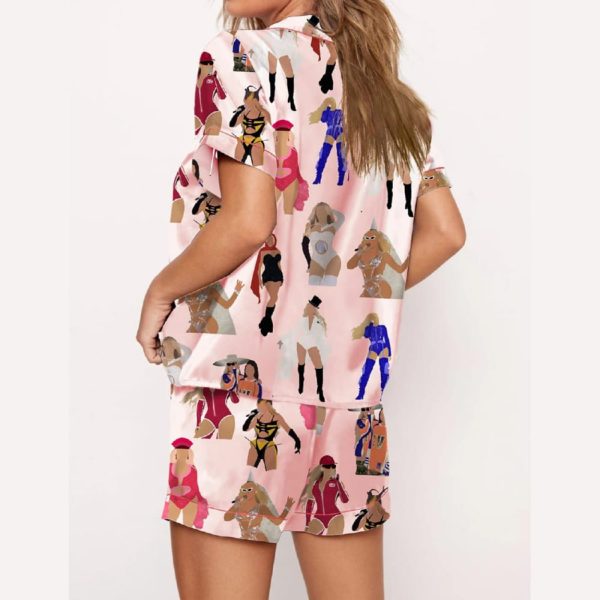 Music Live Commemorate Satin Pajama Set