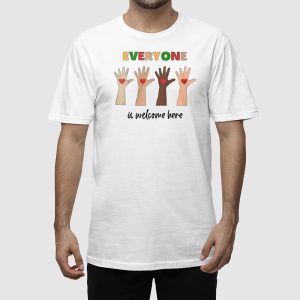 Everyone Is Welcome Here Idaho Teacher Shirt 2