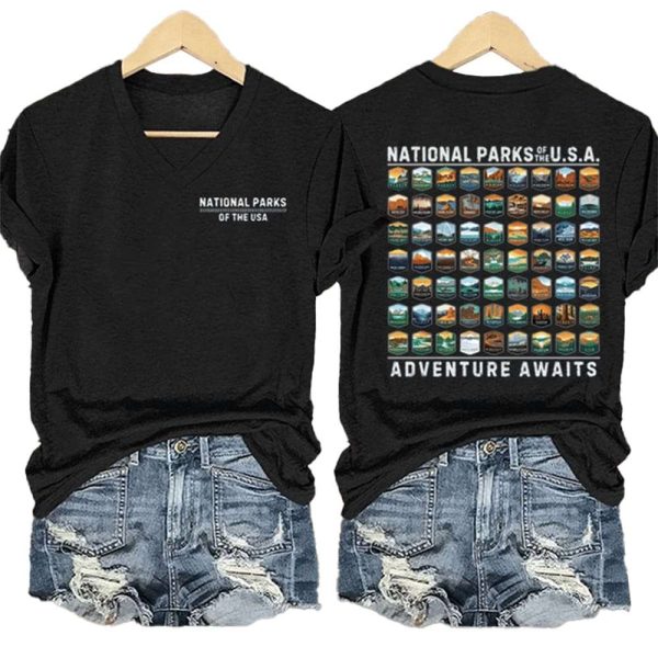 National Parks Of The USA Adventure Awaits Shirt