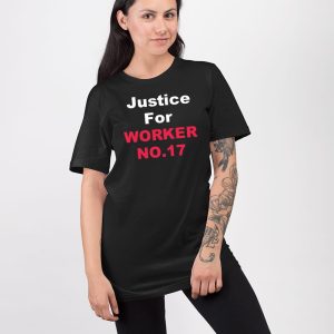 Arkadiy Telegin Justice For Worker 17 Shirt 3