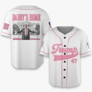 Trump 47 Daddys Home Baseball Jersey