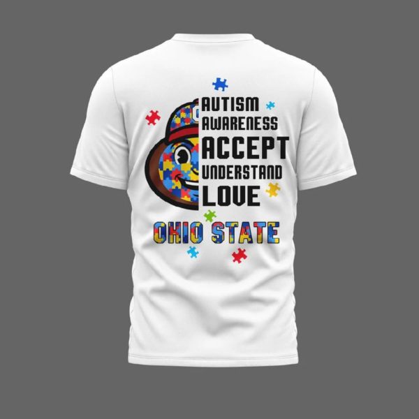 Ohio State Autism Awareness Accept Understand Love Shirt